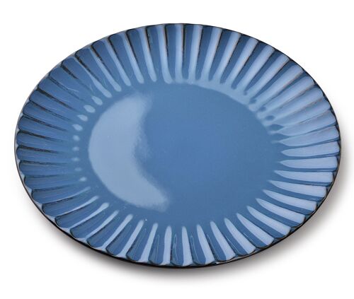 EVIE BLUE Dinner plate 26.5xh2cm