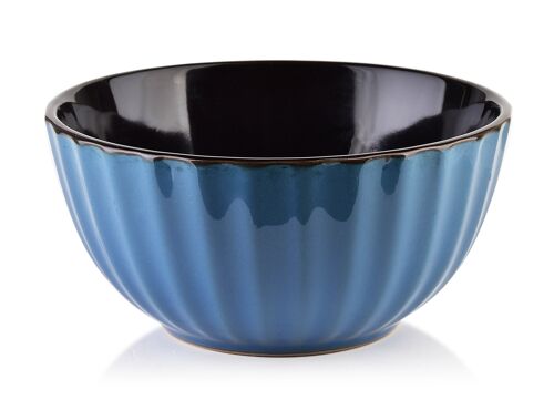 EVIE BLUE Bowl 600ml 15xh7cm