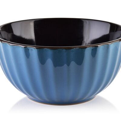 EVIE BLUE Bowl 600ml 15xh7cm