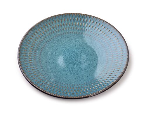 ERICA BLUE Dessert plate 21.5xh2.5cm