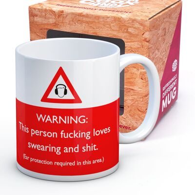 Funny Loves Swearing Mug
