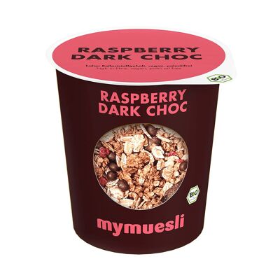 mymuesli2go Raspberry-Dark-Choc-Müsli, 12er-Tray, bio