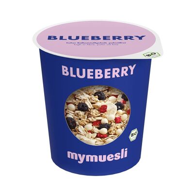 mymuesli2go muesli ai mirtilli, vassoio da 12, biologico