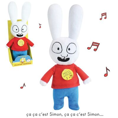 Simon Musical soft toy 21 cm, in box