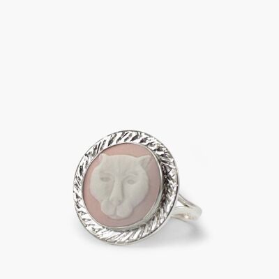 Panther Cameo Ring