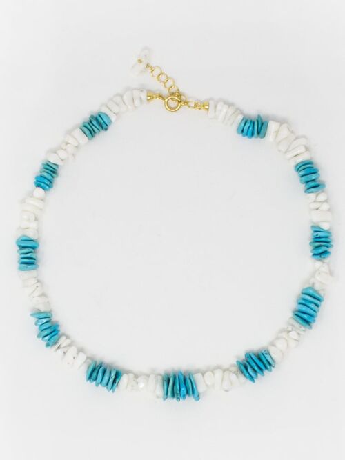 Positano Shell & Turquoise Necklace