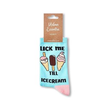 Chaussettes pour femme Lick Me Till Icecream 3