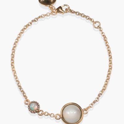 Satellites Moonstone & Opal Bracelet