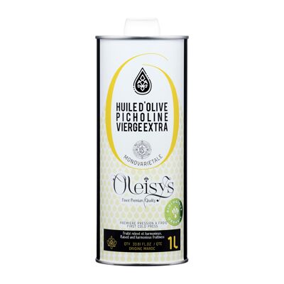 Organic extra virgin Picholine olive oil 1L Oleisys®