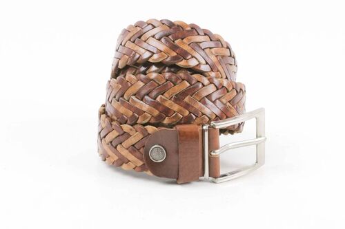 Belt leather braided man women