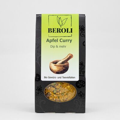 Preparazione dip, curry di mele biologico