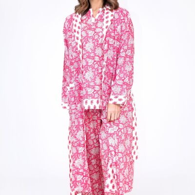 Peony Paisley Robe