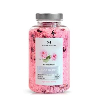 ROSE DE DAMAS Sel de mer pour le bain