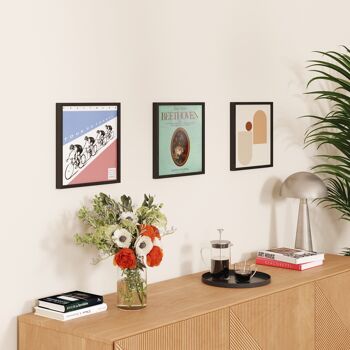 Mur de cadre de disque vinyle | Cadre de disque en bois | Cadre en vinyle noir 3