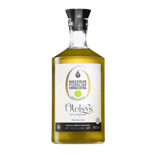 Huile d'olive picholine vierge extra BIO Oleisys® 750 ml