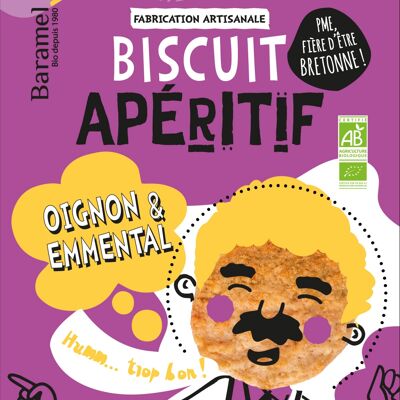 Biscotti salati alla cipolla - Emmental Bio