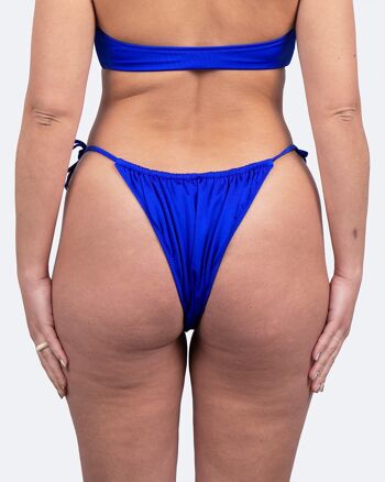 Culotte de maillot de bain menstruel bleue 3