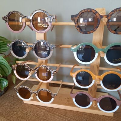 Starter set of sunglasses retro/leopard
