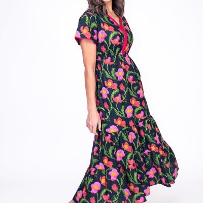 Mitternachts-Sweetpea-Kleid