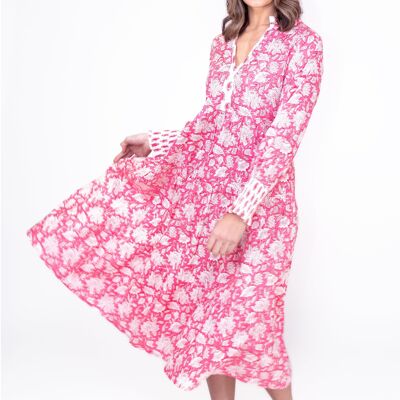 Peony Paisley Dress