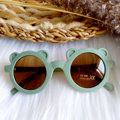 Sunglasses kids Bear green | Kids sunglasses