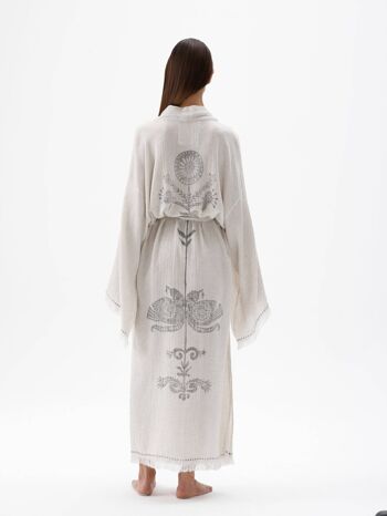 Kimono en coton chanvre (3158) 20% chanvre, 80% coton biologique 3
