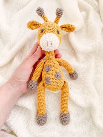 Crochet Amigurumi Girafe Jouet / Certifié UKCA-CE 2