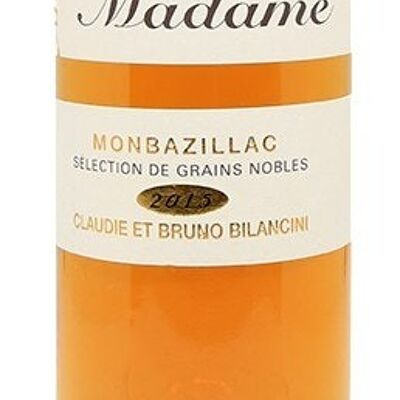 Vin blanc doux Bio Appellation Monbazillac Sélection de Grains Nobles MADAME 2015 50 cl