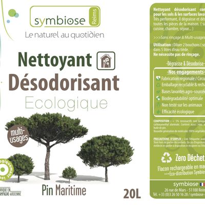 Nettoyant Multi & Désodorisant Pin Maritime Vrac 20L