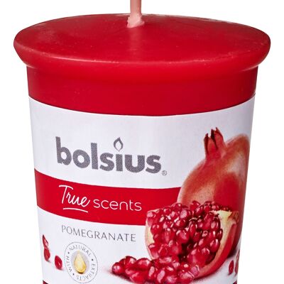 True Scents votive rond 53/45 doos 12 stuks Pomegranate