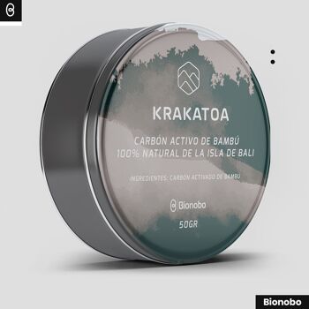 Charbon actif en bambou KRAKATOA ® | 50g Poudre | Applications multiples