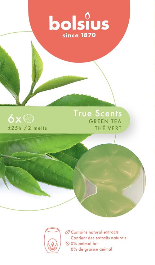 True Scents geurchips pack 6 Green Tea