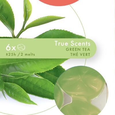 True Scents geurchips pack 6 Green Tea