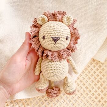 Crochet Amigurumi Lion Jouet / Certifié UKCA-CE 1