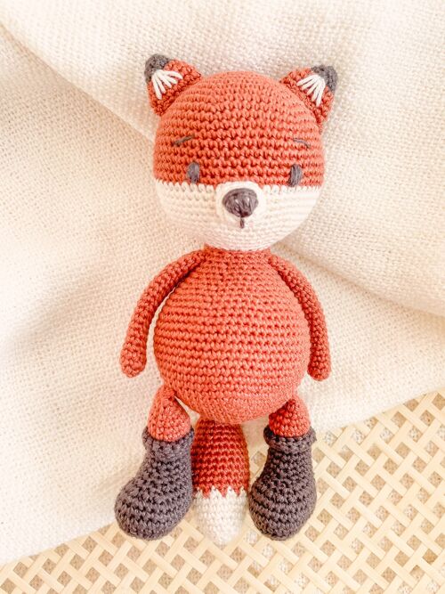 Crochet Fox Toy / UKCA-CE Certified