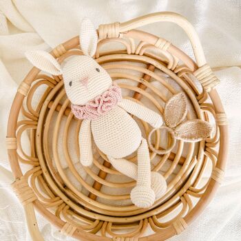 Crochet Bunny Toy / Certifié UKCA-CE 2