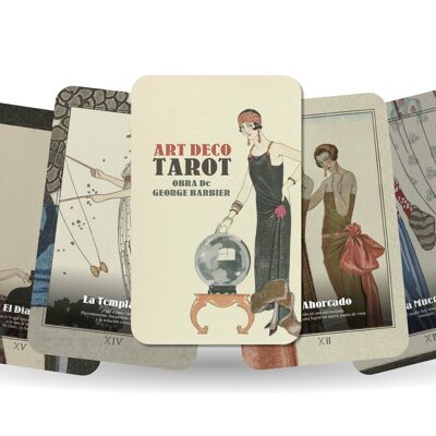 Tarot Art Déco - 22 Arcanes Majeurs (Espagnol)