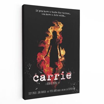 Carrie movie canvas