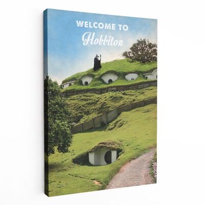 Welcome to Hobbiton canvas
