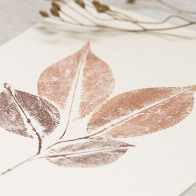 Birch • small poster • plant print Copper