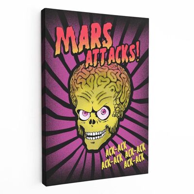 Lienzo del film Mars Attacks