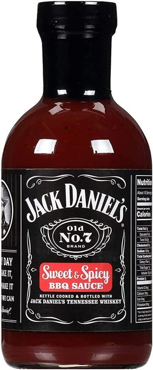 Jack Daniel's Salsa Barbacoa Dulce y Picante 280 gr