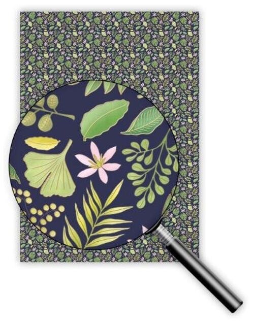 Papier cadeau 50 x 70 cm (Design : Floral) (SKU: 8257)