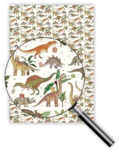 Cadeau in carta 50 x 70 cm (Design : Dinosauri) (SKU: 8254)