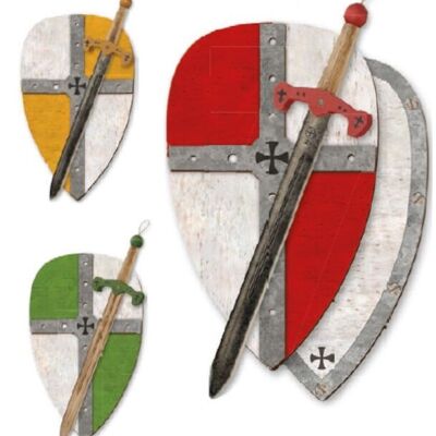 Set Shield + Sword 60 cm "Templar"