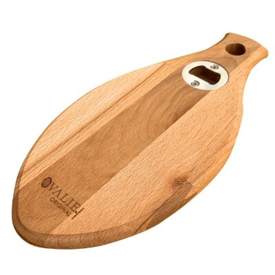 Small cutting board with bottle opener - Ovalie Original
