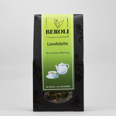 Green tea composition rural idyll organic