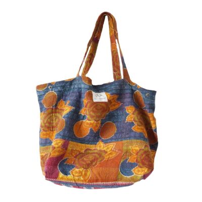 Cabas en kantha N°111