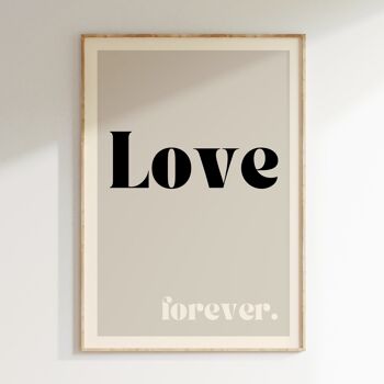 Affiche Love forever 1