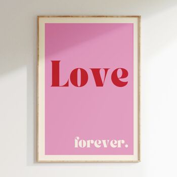 Affiche Love forever 3